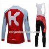 Conjunto Maillot + Culotte largo con tirantes 2018 Team Katusha Alpecin N001